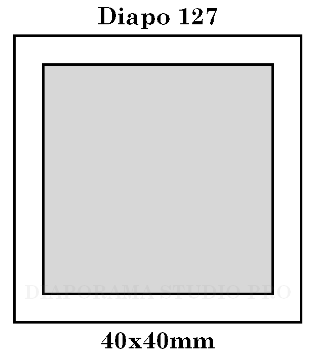 Diapositives 40x40mm 127