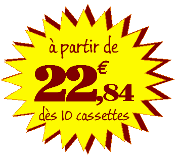 Num�risation de cassettes am�lior�e � partir de 20,47&euro;