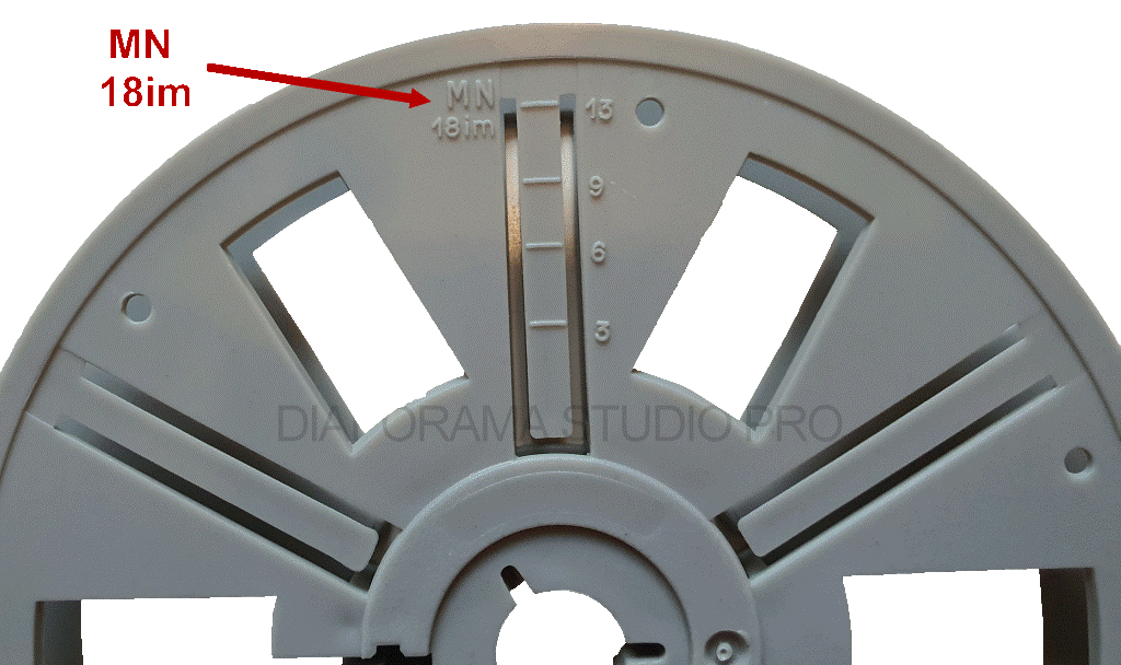 Mention de dur�e sur une bobine super 8